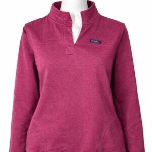 State of Mine Kansas Women’s Pink Berry Quarter Snap Pullover | XXL